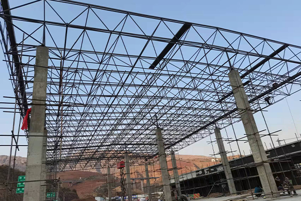 高邮钢结构网架图片