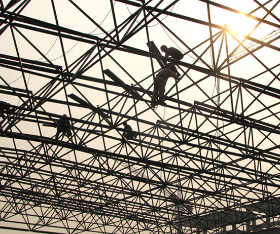 高邮厂房网架安装