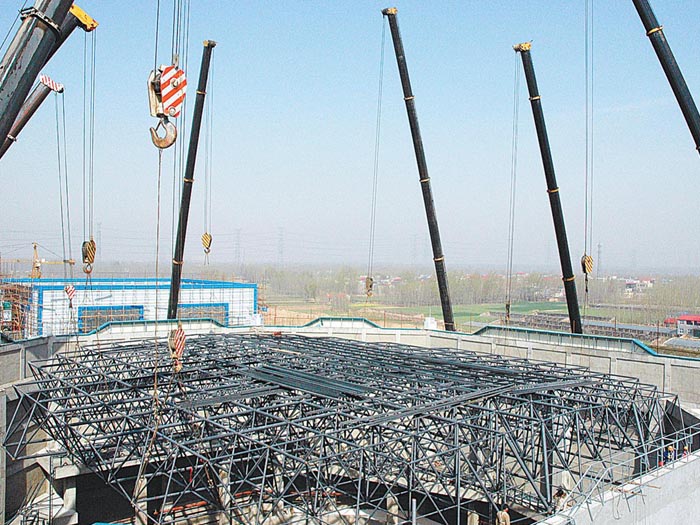 高邮网架高空滑移法