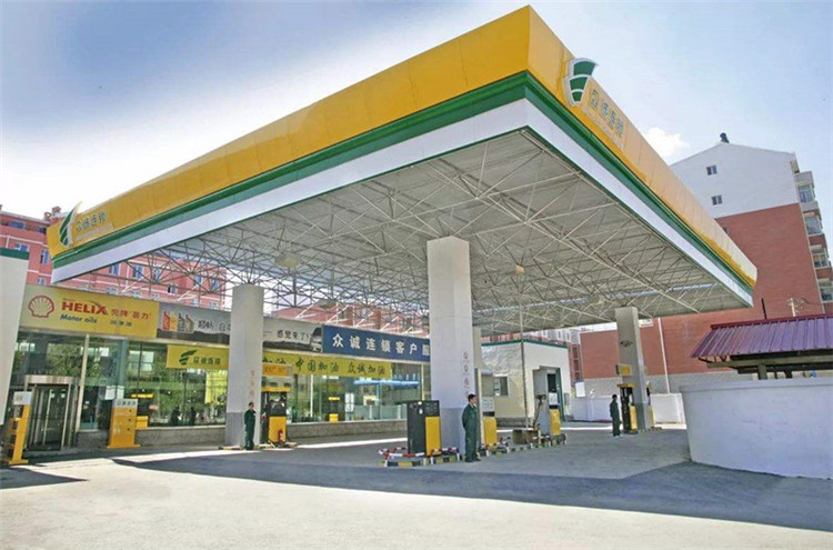 高邮加气站钢结构网架案例7